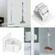thumbnail image 5 of Paquete de 8 soportes autoadhesivos para escobas de pared, sin necesidad de taladrar, organizador robusto para fregonas y escobas, ideal para el hogar, el baño, la cocina y el jardín., 5 of 6