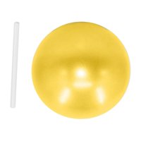 Magideal - Pelota De Pilates Pequeña, Pelota De Ejercicio, Pelota De Yoga De Alta Resistencia Gruesa, Pelota De Núcleo Para Estabilidad, Entrenamiento De Núcleo, Amarillo