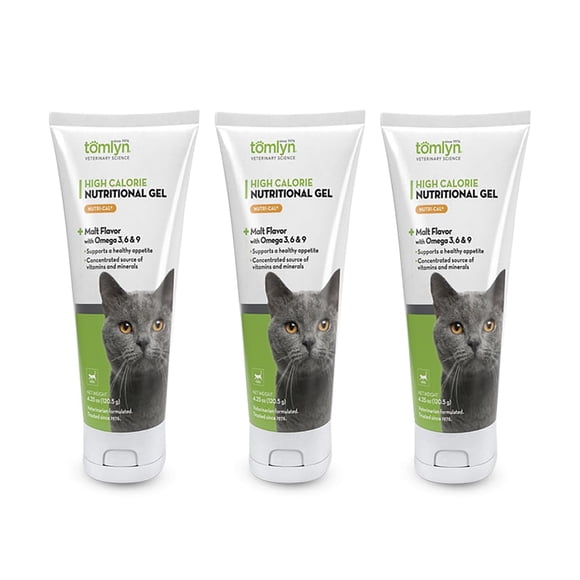 Suplemento Para Gatos Nutri Cal Gel Nutricional Hipercalórico 3 X 120 G
