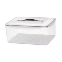 Magideal - Organizador De Refrigerador Sellado Con Asa, Caja Portátil Para Ensaladas, Refrigerios, Caja De Frutas, Contenedor De Almacenamiento De Alimentos Para 145 Litros