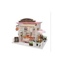 China - Casita Miniatura ""Cocoa'S Fantastic Ideas"" Kit Diy De Chocolatería Con Luces Led - C007