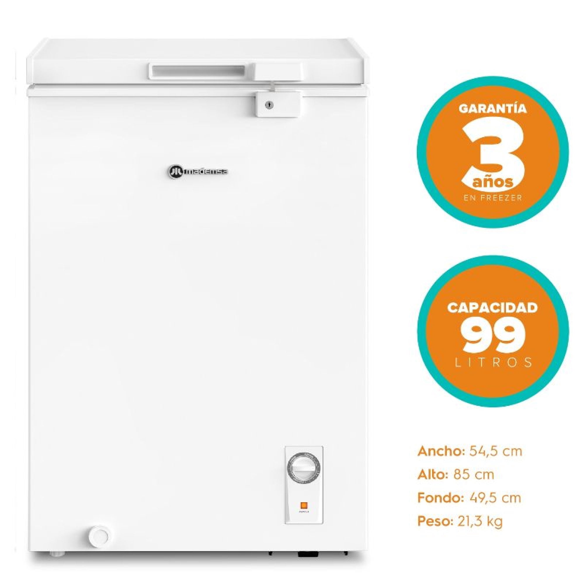 Mademsa - Freezer Horizontal / M100D 99 Litros