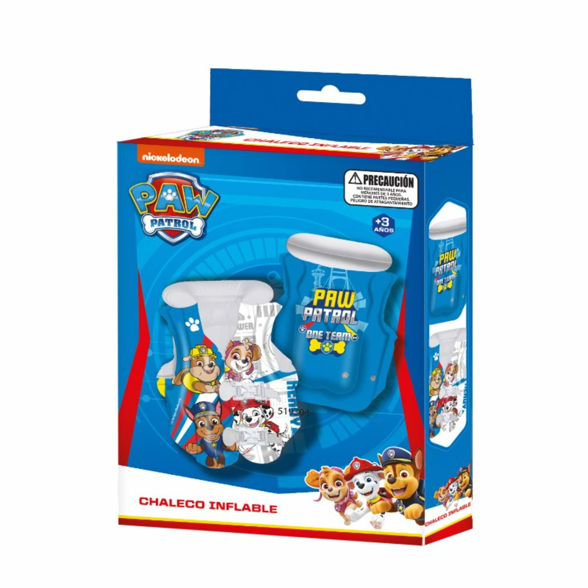 Paw Patrol - Chaleco Ajustable - Salvavidas - Flotador - Pronobel
