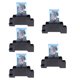 thumbnail image 3 of 5pcs 12V 24V DC 220V CA Bobina Relé De Potencia LY2NJ 8 PIN Con Base De Zócalo AC220V, 3 of 5
