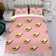 thumbnail image 4 of Aguacate Conjunto de sábanas temático, trío de piezas, cómodo y amigable con la piel, diseño único, regalo de decoración para el hogar para familiares, amigos y fans,140cm *210cm, 4 of 6