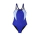 thumbnail image 3 of Traje de baño deportivo con transparencia estampado azul Talla S, 3 of 4