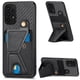 thumbnail image 1 of Funda Resistente para Samsung Galaxy A13 4G con Tarjetero y Soporte, Diseño Magnético Negro, 1 of 5