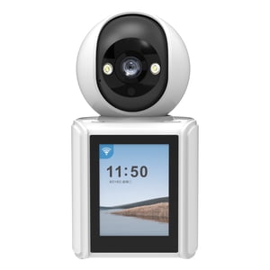 Cámara De Seguridad Pt Kolke Fhd Con Pantalla Videollamadas