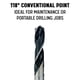 thumbnail image 3 of Broca Drill America serie D/ARSD 1-1/4 HSS 1/2 mango, 3 of 9