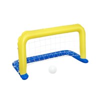 Magideal - Juego De Waterpolo Inflable Para Piscina, Portería Inflable De Waterpolo Para Lago, Deportes Acuáticos, Red Flotante De Waterpolo Para Niños, Niñas Y