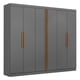 thumbnail image 1 of Closet Titanium 6 puertas 4 cajones Blanco Gris, 1 of 5