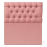 Ethan Desing - Respaldo De Cama 1 Plazas Palo Rosa Capitone