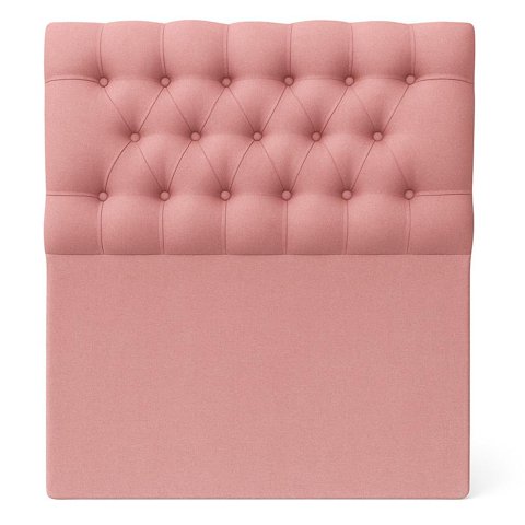 Ethan Desing - Respaldo De Cama 1 Plazas Palo Rosa Capitone