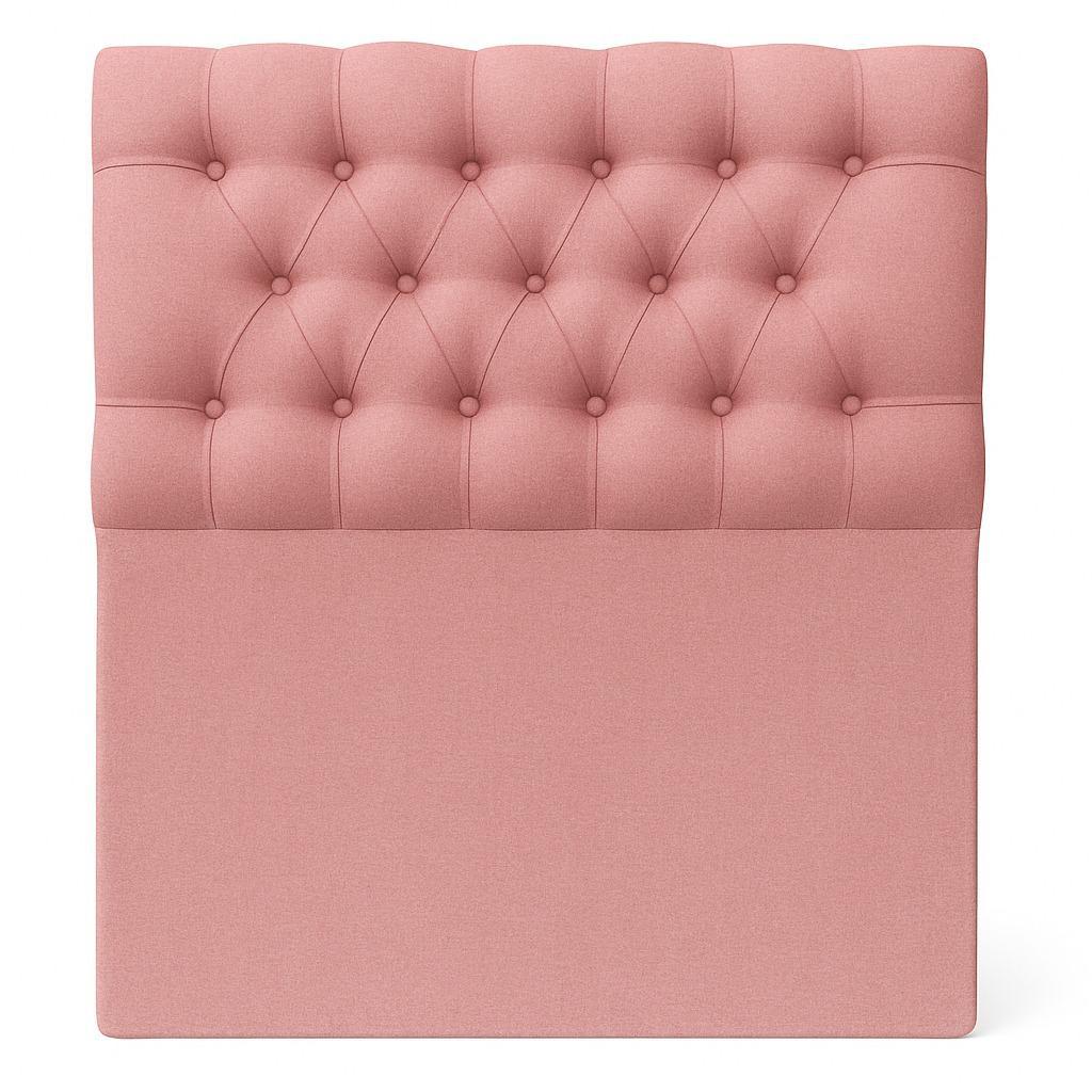Ethan Desing - Respaldo De Cama 1 Plazas Palo Rosa Capitone