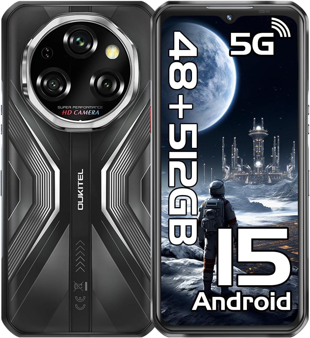 Oukitel Wp55Pro 16Gb+512Gb 5G Dual Sim Celulares Resistentes