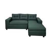 Diseños Valestrini - Sofa Seccional Kristina Lino Verde Divan Derecho