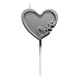 thumbnail image 1 of Vela Love En Forma De Corazón 21cm Plata, 1 of 2