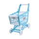 thumbnail image 3 of Carrito De Compras Para Niños, Carrito De Supermercado, Juguete Para Niños De 3 Años En Adelante, Obsequio De Fiesta, Azul, 3 of 5