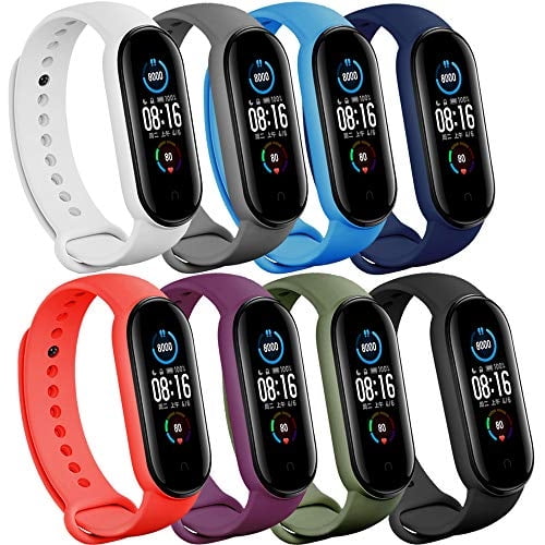 Ouligei Company Ltd. - (4/5/8 Pack) Correa Xiaomi Mi 5 Y Mi 6/ Amazfit Band 5 Bandas De Repue