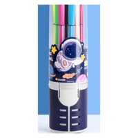 Genérico - Pack 12 Lapices Boligrafos De Colores Azul Astronauta Kawaii