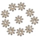 thumbnail image 3 of Botones De Flor De Perla De Diamante De Cristal Adorno Flatback H, 3 of 3