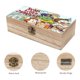 thumbnail image 3 of Siete Monstruitos Caja Organizadora de Madera Rústica - Caja Decorativa Multifuncional para Escritorio, Hogar, Oficina, Joyas y Manualidades, 3 of 6