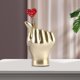 thumbnail image 5 of Corazón Dedo Gesto Estatua Estatuilla Amor Mano Escultura Para Decoración Aureate, 5 of 6