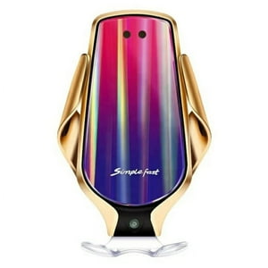 Genérico - Porta Celular Auto R9 Con Sensor Cargador Inalámbrico