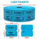 thumbnail image 2 of Boletos de rifa INDIANA TICKET CO. 1000/rollo azul, 2 of 7