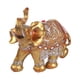 thumbnail image 3 of Estatua De Elefante De Resina Decoración Del Hogar 6 "para Sala De Estar Navidad Año Nuevo Pie Derecho En El Frente, 3 of 5