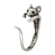 thumbnail image 1 of Anillo De Apertura En Forma De Ratón De Moda Joyas Ajustables Novedad Hombres Y Mujeres Regalo Plata, 1 of 5