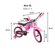 thumbnail image 2 of Bicimoto Aro 16″ con Ruedas Estabilizadoras Para Niños de 4-6 Años, 2 of 2