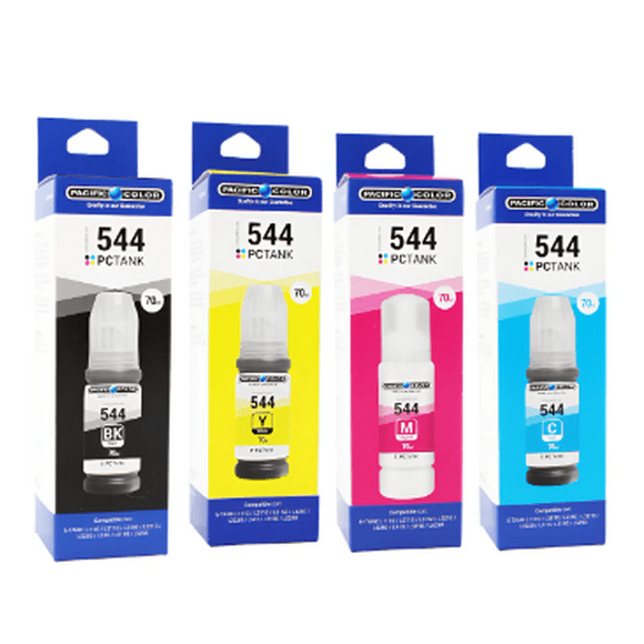 Tinta Alternativa Pack T544 L3110 L3150 L3210 L3250 L5190 Negro Cyan Magenta Yello