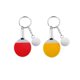 thumbnail image 3 of 2x Creativo Tenis De Mesa Raqueta De Ping-pong Y Bola Colgante Llavero Rojo Amarillo, 3 of 4