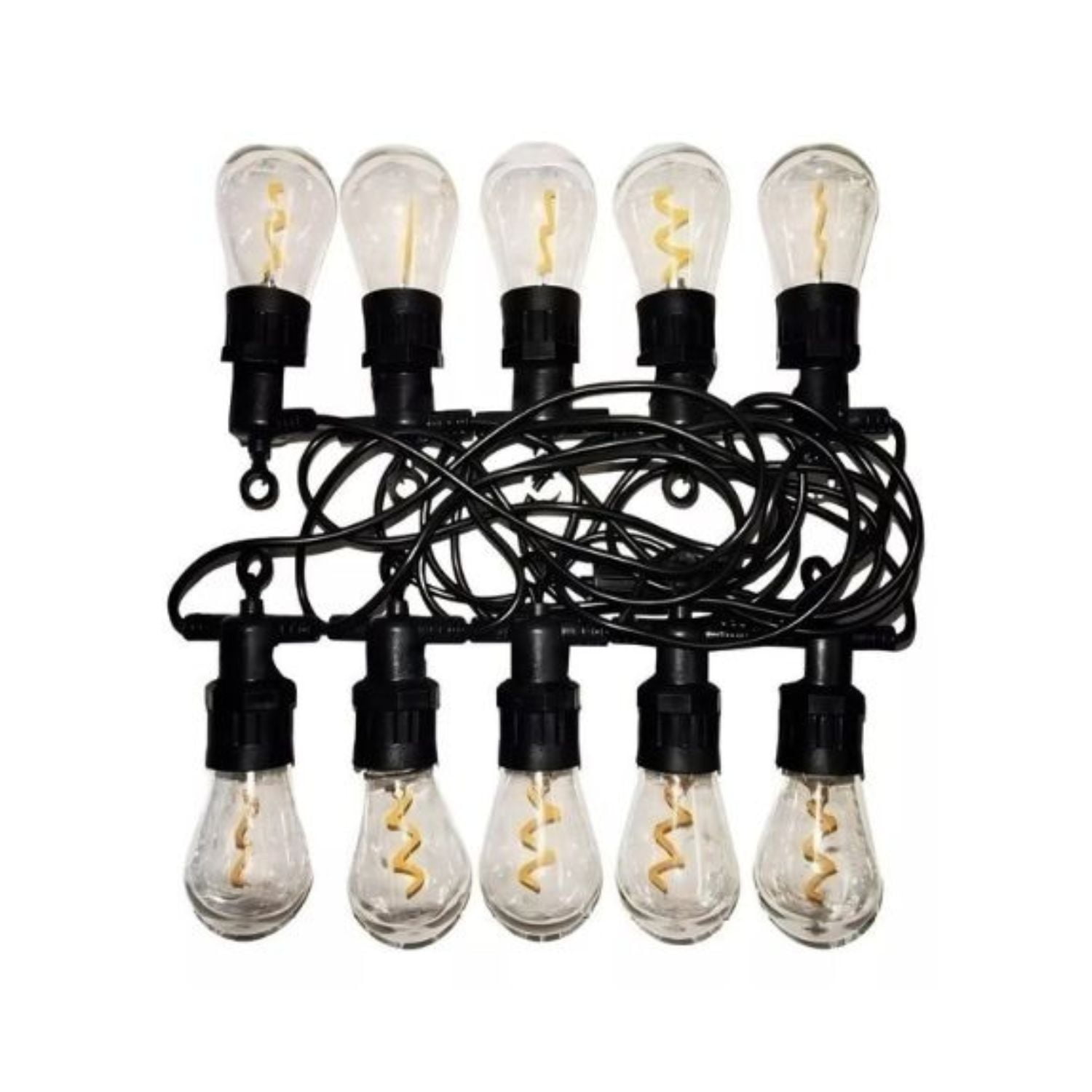 Disparo - Guirnalda De Luces Ampolletas Exterior Eventos 5 Metros Vintage