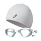 thumbnail image 4 of Gafas De Natación Con Gorro Ajustable Para Mujer Y Hombre, Color Blanco, 4 of 5