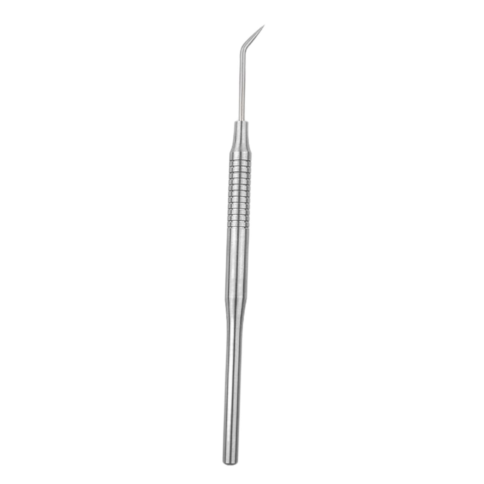 Magideal - Separador De Pestañas Levantador De Pestañas Separación De Pestañas Reutilizable, Pro Perm Injerto Pick Rod 45 Degree Ángulo Herramienta De Maquillaje Para , Plata