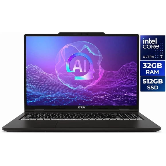 Notebook MSI Venture 16 Intel Core Ultra 7 255H 32GB RAM 512GB SSD 16" 1920 x 1200