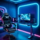 thumbnail image 2 of Silla Gamer Rgb Reclinable Reposapiés Silla Gaming + Control, 2 of 8