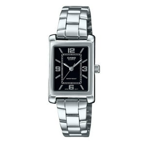 Reloj Casio Standard Analog Stainless Steel Black Dial Quartz Ltp-1234Dd-1A Women'S Watch