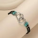 thumbnail image 4 of Stylish and Comfortable Women's Double Layer Rice Bead Heart Anklet, 4 of 4