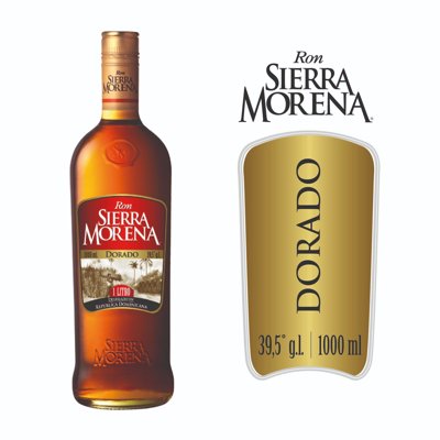Ron Dorado 39.5° Botella 1 L Sierra Morena