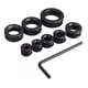 thumbnail image 2 of Juego 8 U. Topes Para Brocas 3-16mm Guía Tarugo Carpintería, 2 of 6