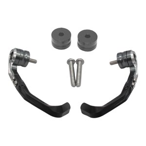 Magideal - Protectores De Palanca De Embrague De Freno De Motocicleta, Protección Contra Caídas, Protector De Manillar, Para Reemplaza Piezas , Gris