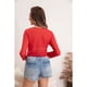 thumbnail image 3 of Top Peto Blusa Gasa Semi Transparente Colores Sexy 8357, 3 of 3