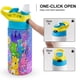thumbnail image 4 of Los Osos Cariñosos Botella de Agua con Tapa Pop Top de Un Toque, Acero Inoxidable, a Prueba de Fugas, para Deportes, Botella Infantil azul 12 oz, 4 of 6