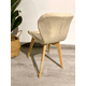 thumbnail image 4 of Silla Mariposa Terciopelo Beige, 4 of 4
