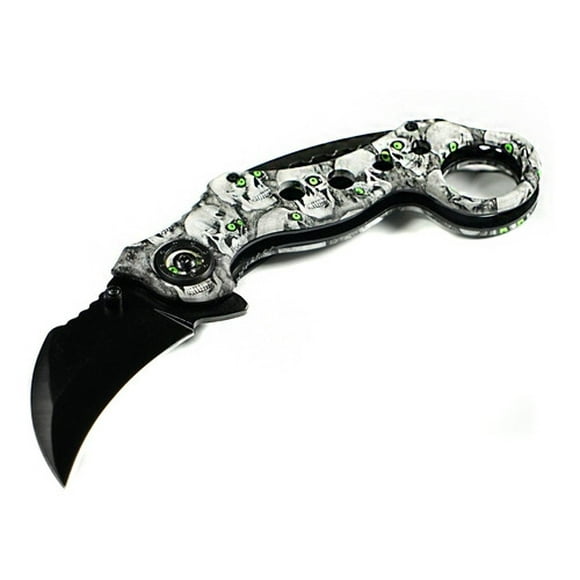 Cuchillo Navaja White Kill Zombie Desert Óp. Ae42 Navaja Corta Pluma Cuchillo Cortapluma Stilete Karambit Kerambit