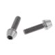 thumbnail image 3 of 2 piezas de aleación de titanio bicicleta cabeza cónica tornillo tornillos arandela m5x20, plata, 3 of 5