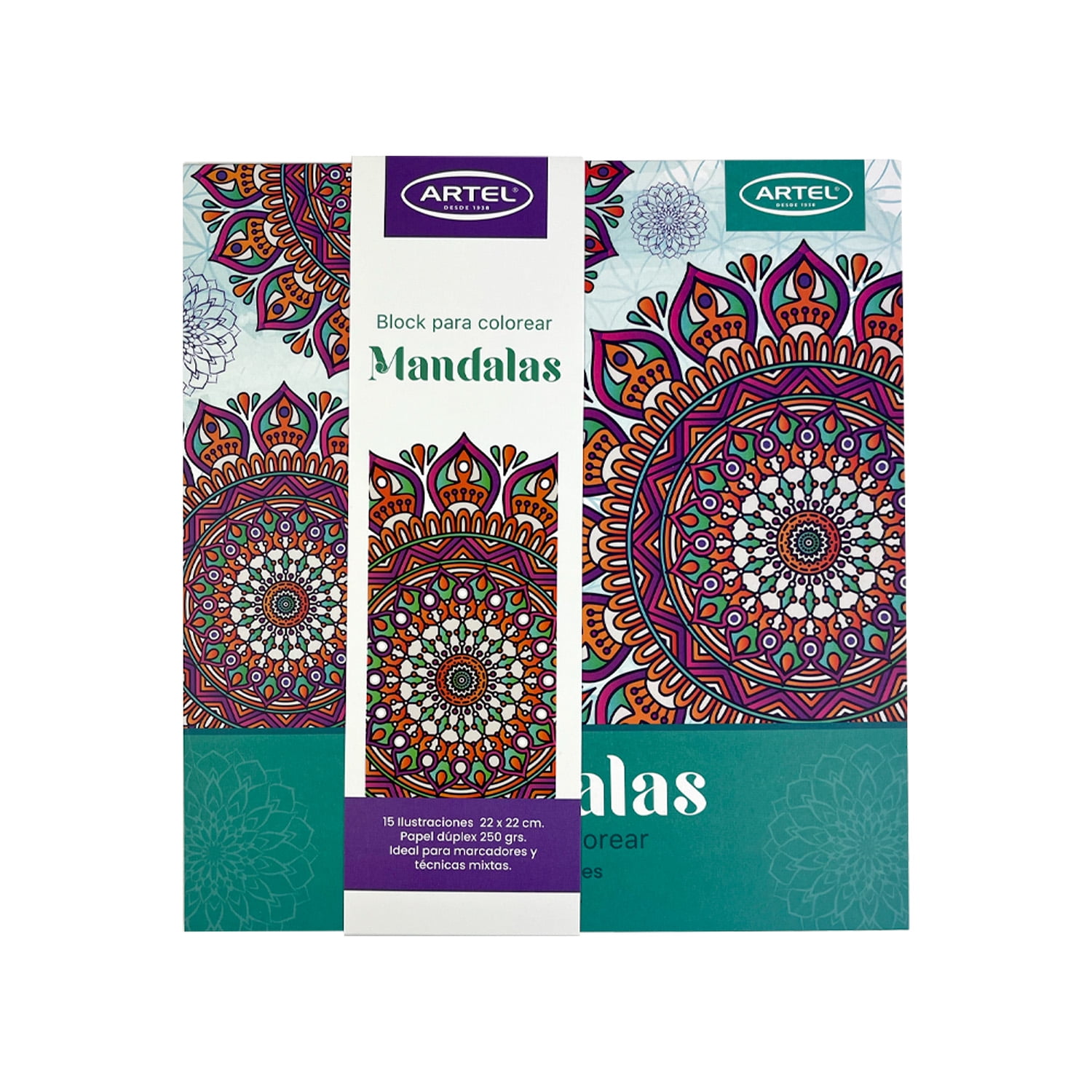 Libro Para Colorear Mandalas Por Artel